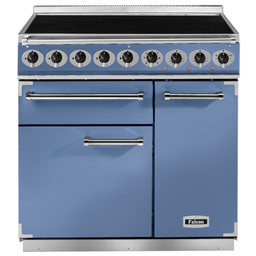 product image Falcon 900 DX IND. China Blue Nickel 818 H 91.2 / 93.7 cm x W 90.0 cm x D 60.0 cm