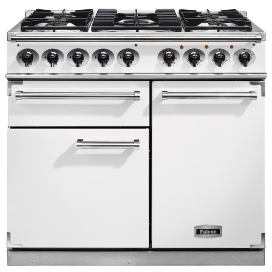 product image Falcon 1000 DX DF White Nickel EU 98720 H 91.2 / 93.7 cm x W 99.0 cm x D 60.0 cm