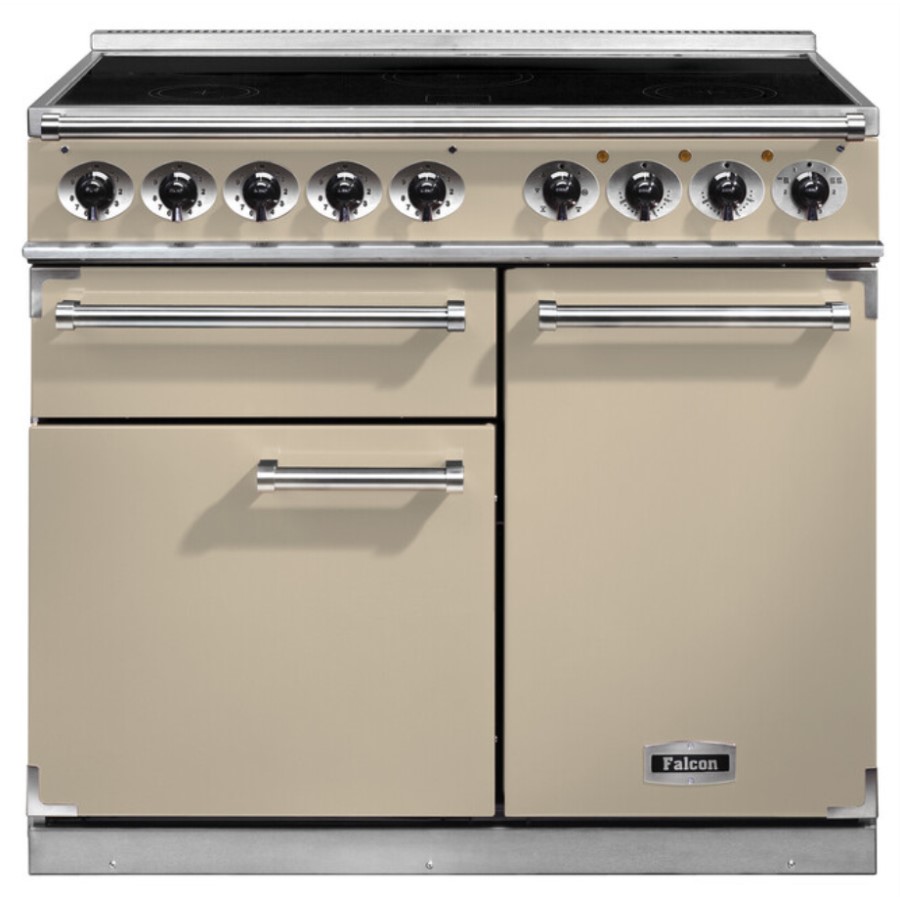 product image Falcon 1000 DX IND. Cream Chrome 100110 H 91.2 / 93.7 cm x W 99.0 cm x D 60.0 cm