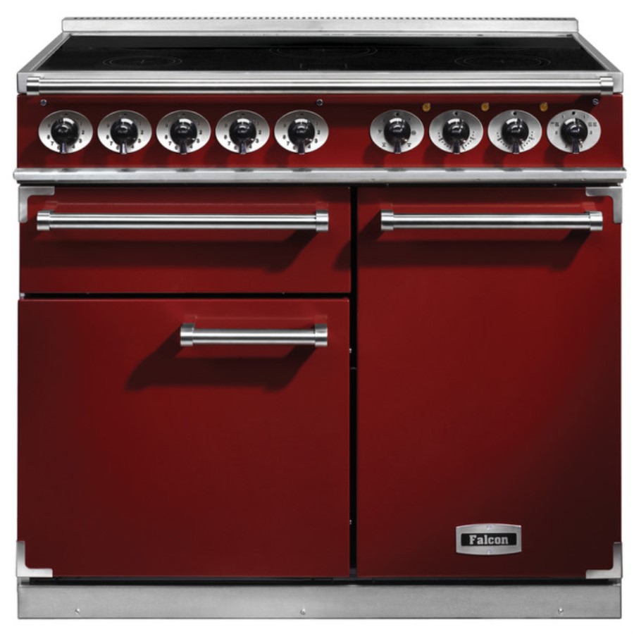 product image Falcon 1000 DX IND Cherry Red Nick100140 H 91.2 / 93.7 cm x W 99.0 cm x D 60.0 cm