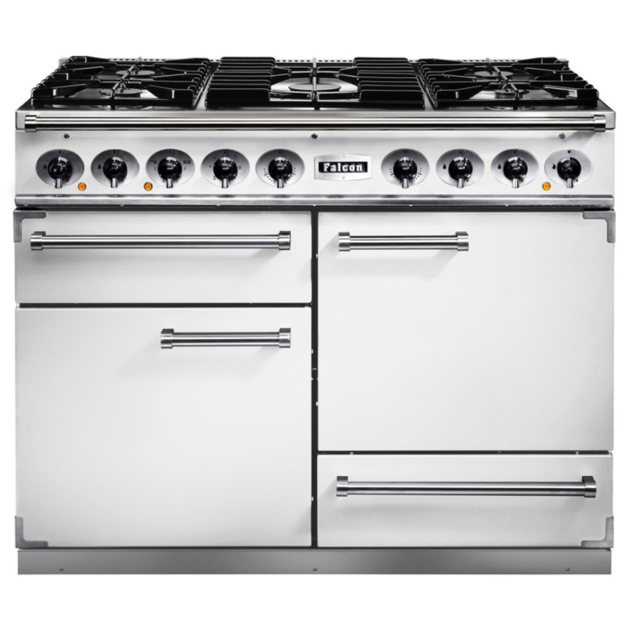 product image Falcon 1092 DX DF White Nickel EU 82320 H 91.20 / 93.70 cm x W 109.20 cm x D 60.00 cm