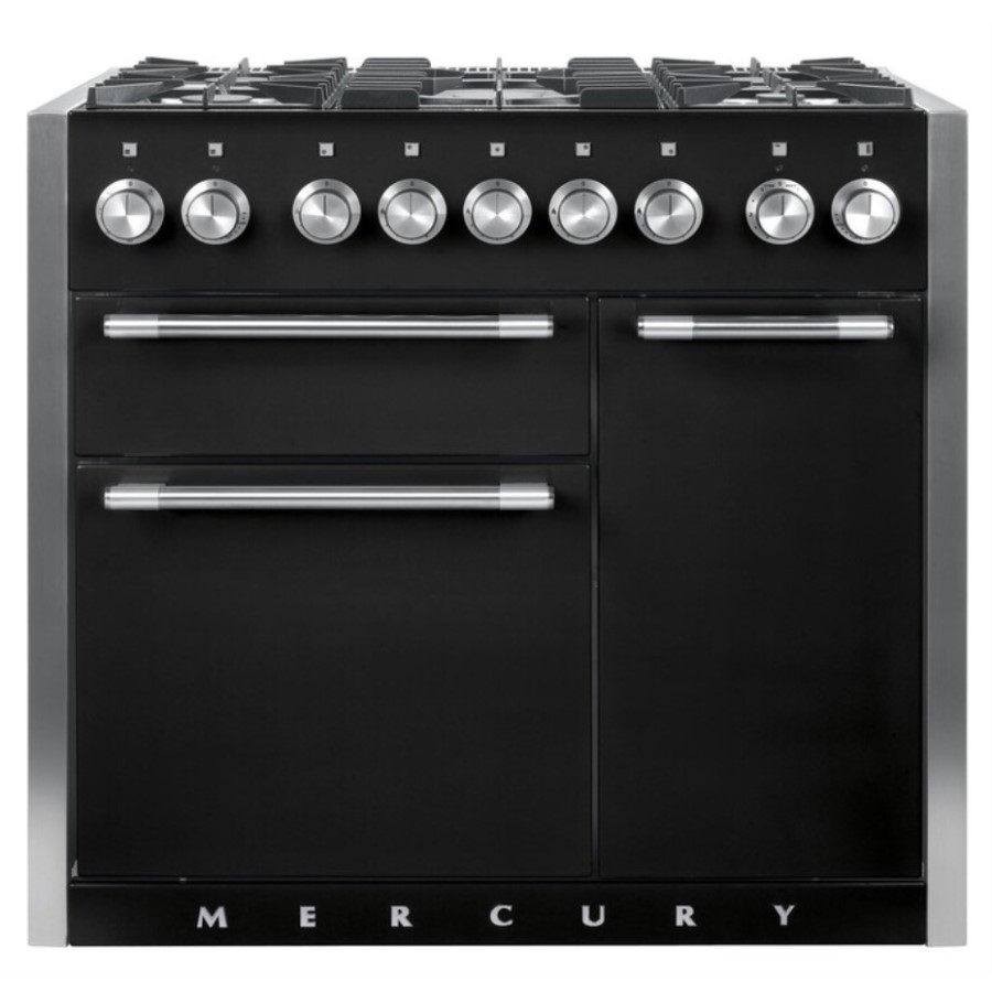 product image RangeM Mercury 1000 DF Gloss Black EU W 99.00 cm x D 70.00 cm