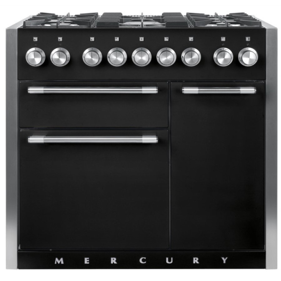 product image RangeM Mercury 1000 DF Matt Black EU W 99.00 cm x D 70.00 cm