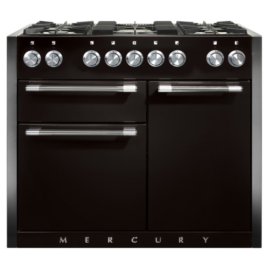 product image RangeM Mercury 1082 DF Glosss Black EU W 108.20 cm x D 70.00 cm