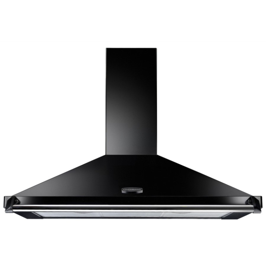 product image RangeM Class 90 cm Hood Blk Chrome Rail H 101.0  cm x W 198.8 cm x D 49.0 cm