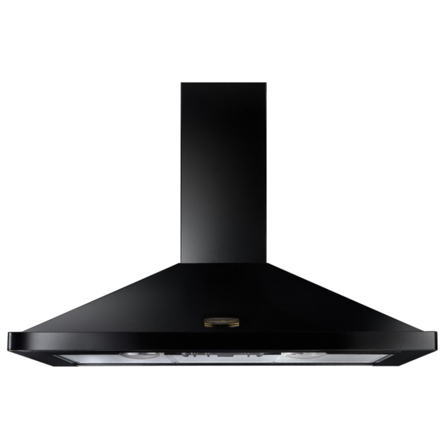 product image RangeM 110CM Hood Black Brass No Rail H 240.0 cm x W 109.8 cm x D 49.0 cm