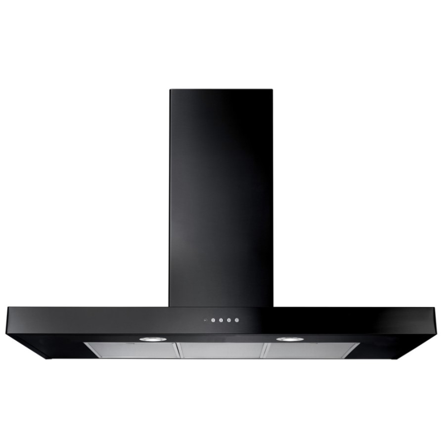 product image RangeM 110CM Flat Hood Black H 74.5 / 95.5 cm x W 109.8 cm x D 48.0 cm