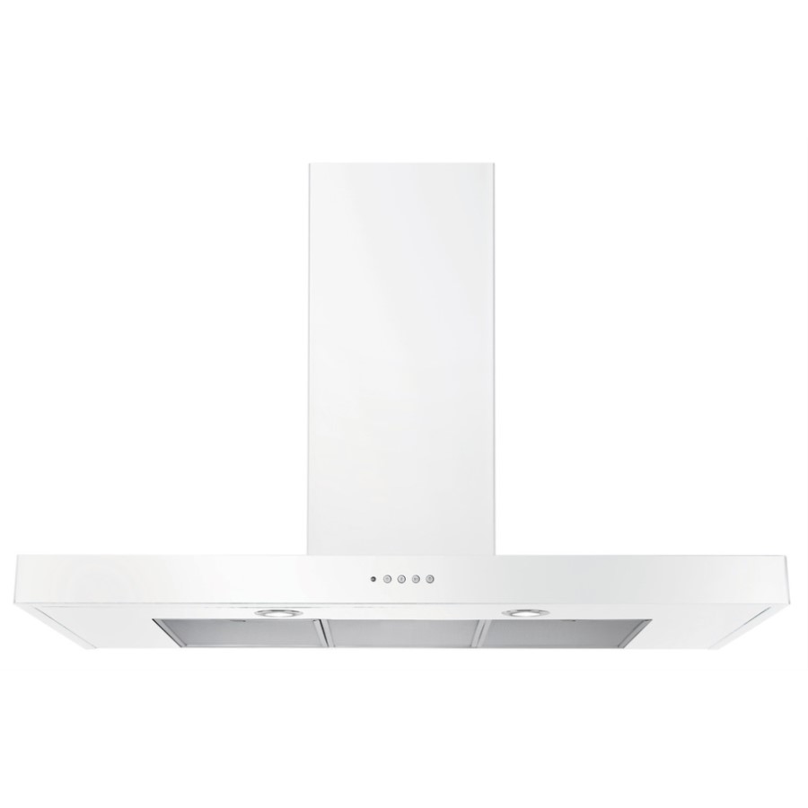 product image RangeM 110CM Flat Hood White H 74.5 / 95.5 cm x W 110.0 cm x D 60.8 cm
