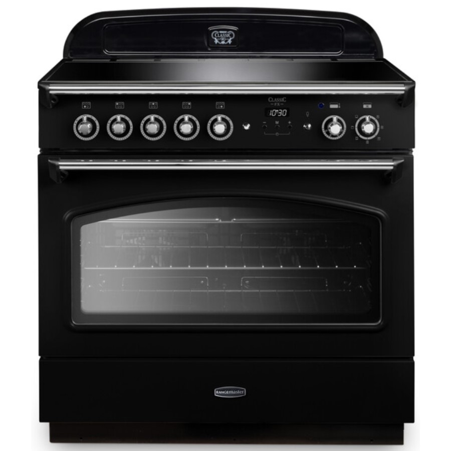 product image RangeM Class FX 90 Ind. Black/CHR GB/IE H 90.5/93.0 cm x W 90.0 cm x D 60.7 cm