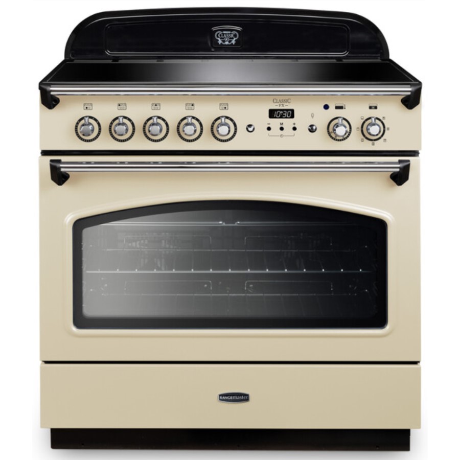 product image RangeM Class FX 90 Ind. Cream/CHR GB/IE H 90.0/93.0 cm x W 90.0 cm x D 60.7 cm