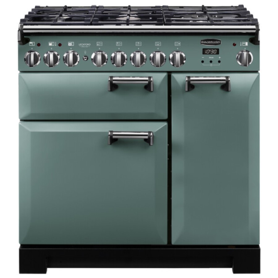 product image RangeM Leckford Deluxe 90 DF Minrl Green H 90.5 / 93.0 cm x W 90.0 cm x D 60.5 cm