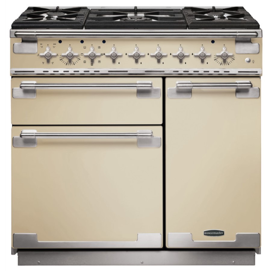 product image RangeM Elise 90 DF Cream H 91.0 / 93.5 cm x W 90.0 cm x D 59.8 cm