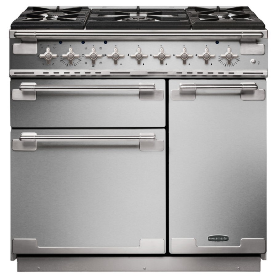 product image RangeM Elise 90 DF St/Steel H 91.0 / 93.5 cm x W 90.0 cm x D 59.8 cm