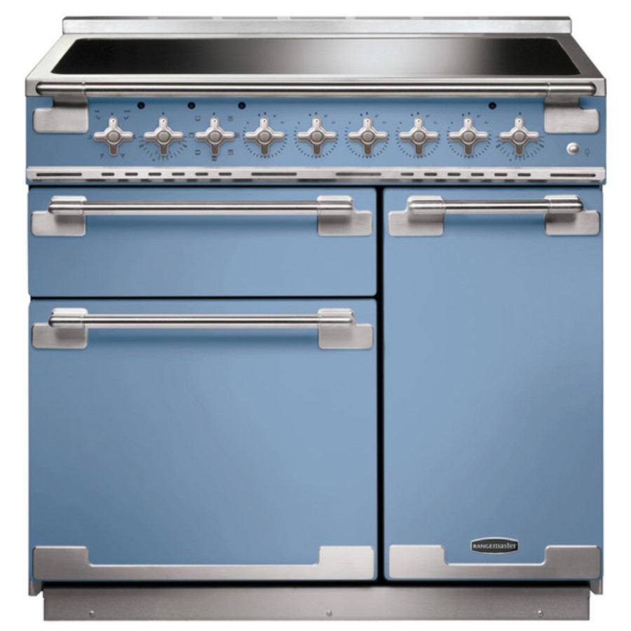 product image RangeM Elise 90 IND. China Blue H 91.0 / 93.5 cm x W 90.0 cm x D 60.0 cm