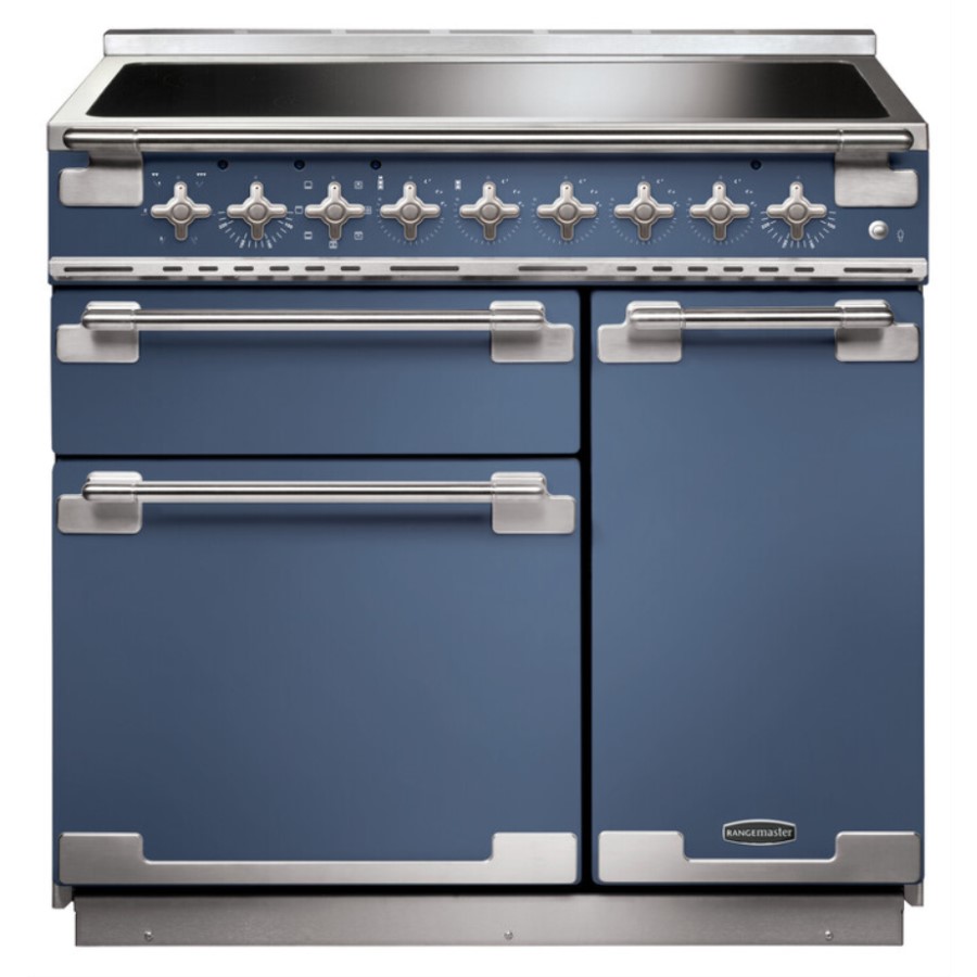 product image RangeM Elise 90 IND. Stone Blue H 91.0 / 93.5 cm x W 90.0 cm x D 60.0 cm