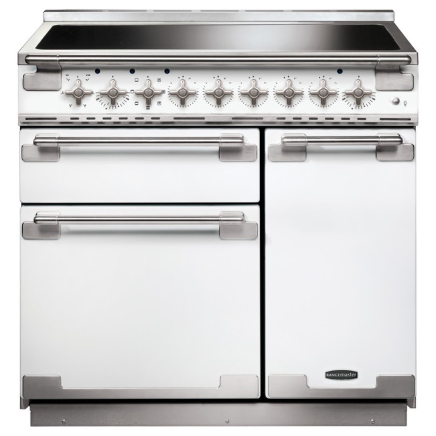 product image RangeM Elise 90 IND. White H 91.0 / 93.5 cm x W 90.0 cm x D 60.0 cm