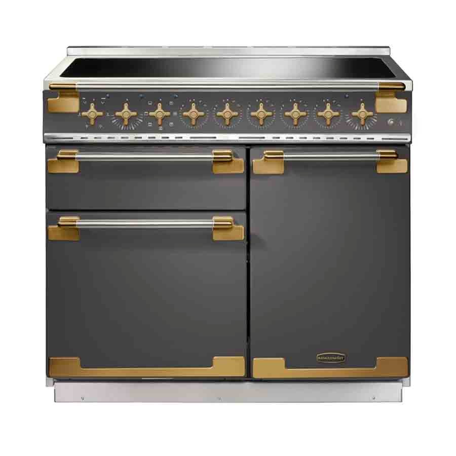 product image RangeM Elise 100 IND Slate Antique Brass H 91.0-93.5cm x D 65.0cm x W 99.4cm