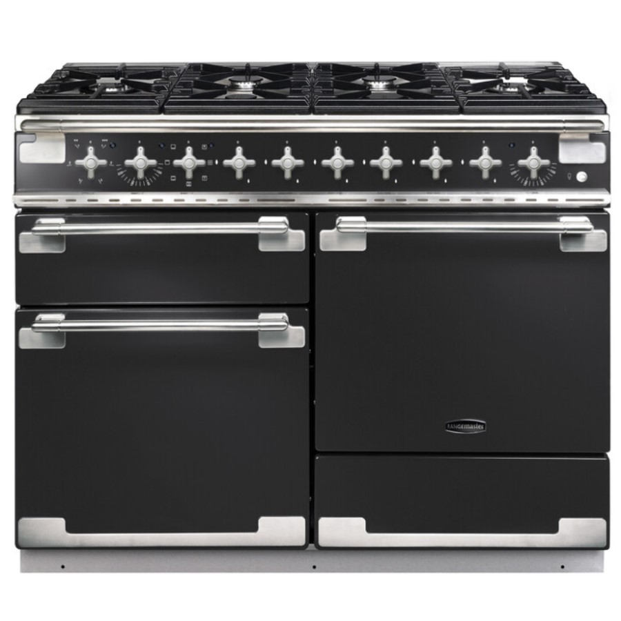 product image RangeM Elise 110 DF Charcoal Black H 91.0 / 93.5 cm x W 109.2 cm x D 59.8cm