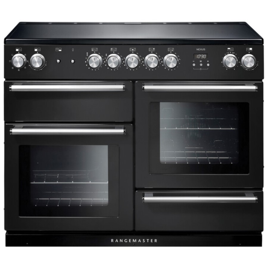 product image RangeM Nexus 110 IND. Charcoal Blk Chrom H 90.5 / 93.0 cm x W 110.0 cm x D 60.8 cm