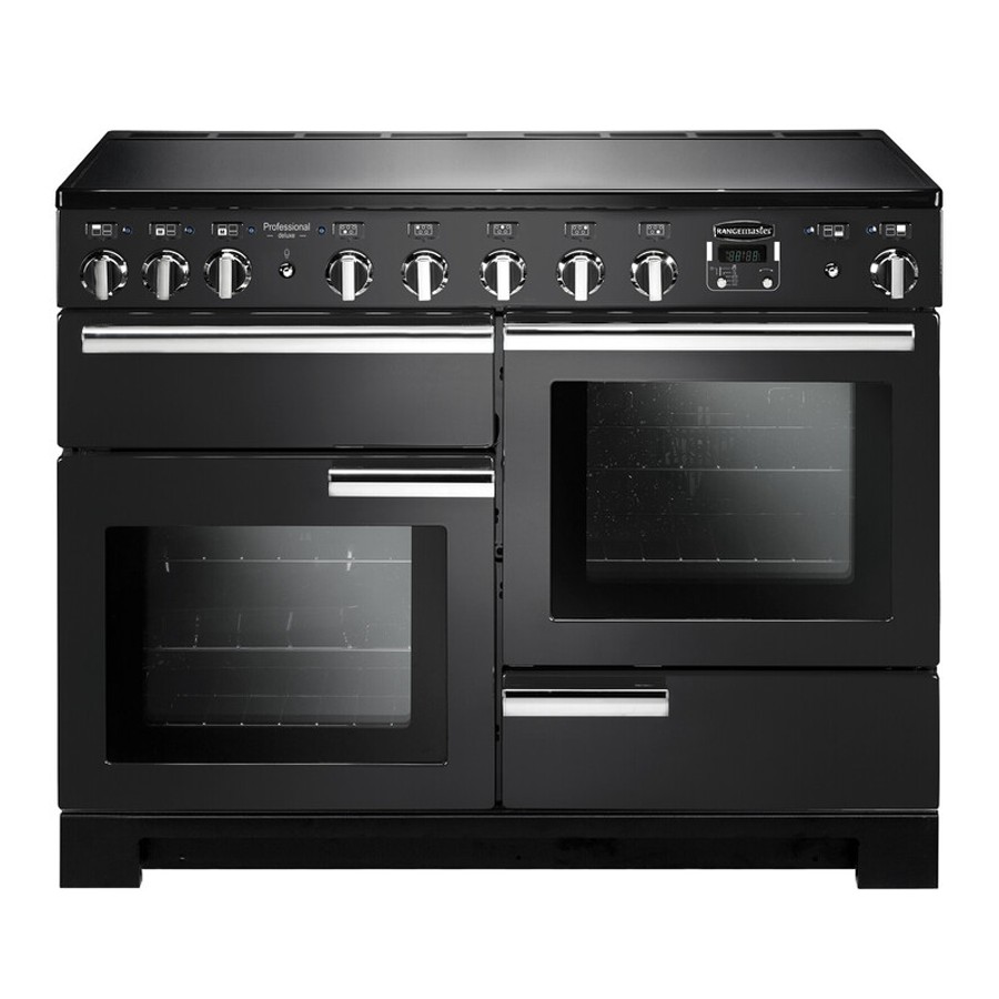 product image RangeM Professional DL110 IND Charcl Blk H 90.5/93.0cm x D 64.8cm x W 110cm