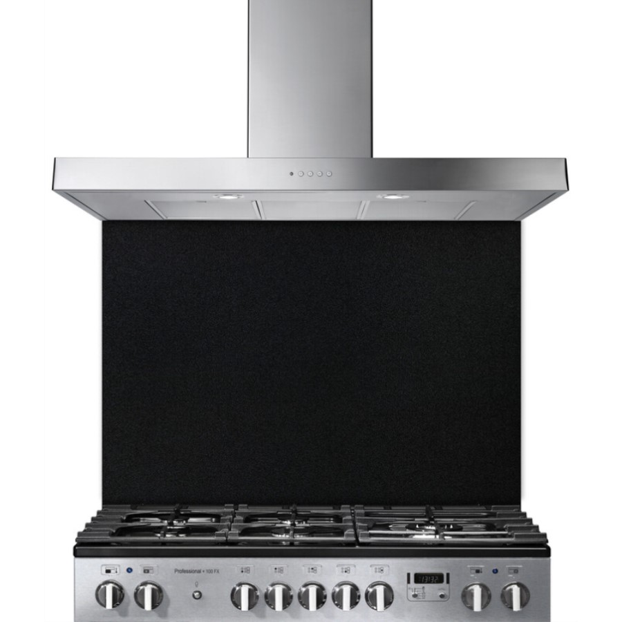 product image RangeM Universal 100CM Splashback Blk H 74.50 / 95.50 cm x W 10.00 cm x D 47.00 cm