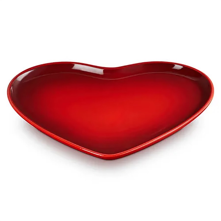 product image Le Creuset Heart Plate Cerise 23 cm 