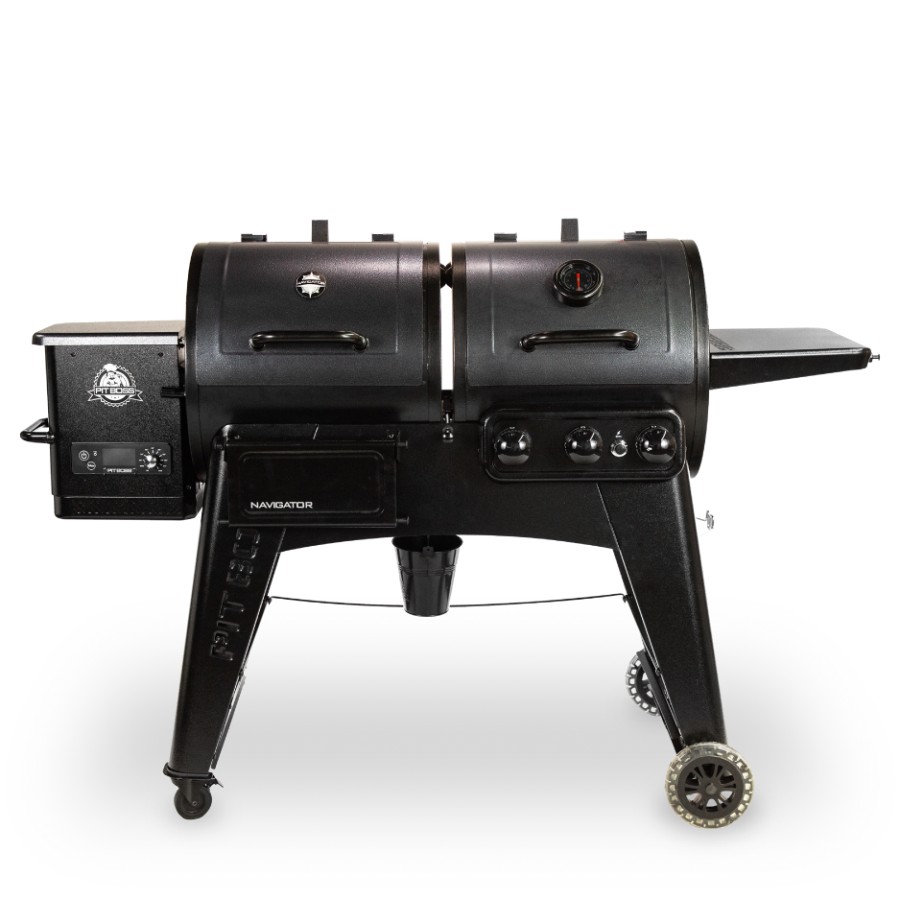 product image Pit Boss 1230G Navigator Combo Grill Pellet Smoker and 3 Burner Gas Combo Grill - PB1230CN