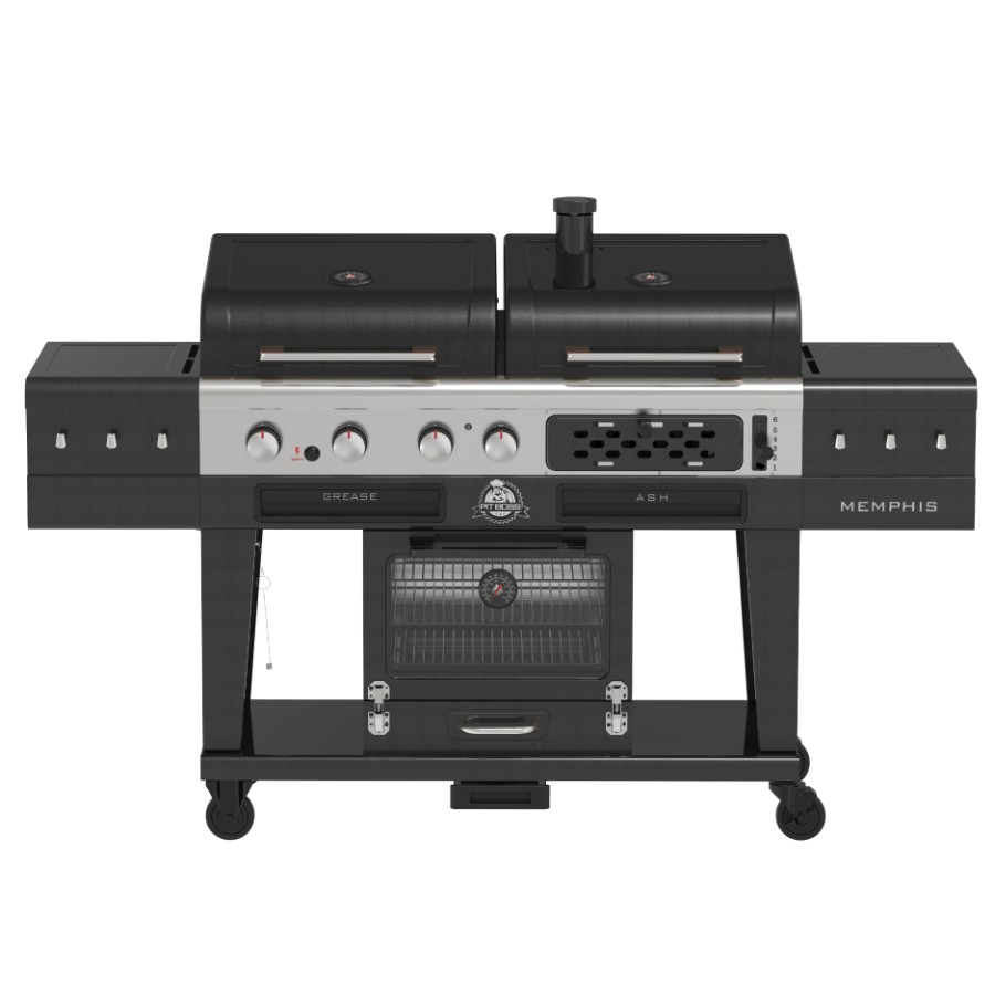 product image Pit Boss Memphis Ultimate 2.0 Gas, Charcoal & Electric Combo Grill - Assembly not included