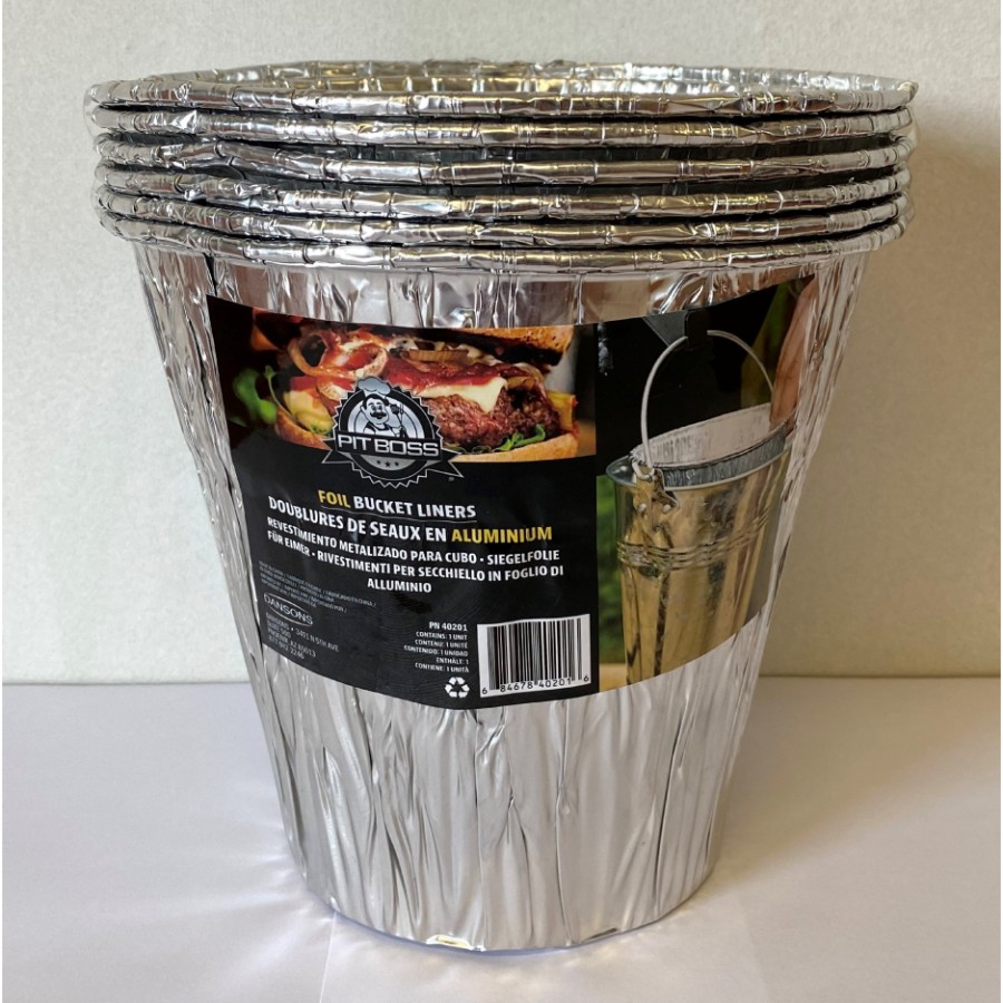 product image Pit Boss Foil Bucket Liners (6-Pack) 