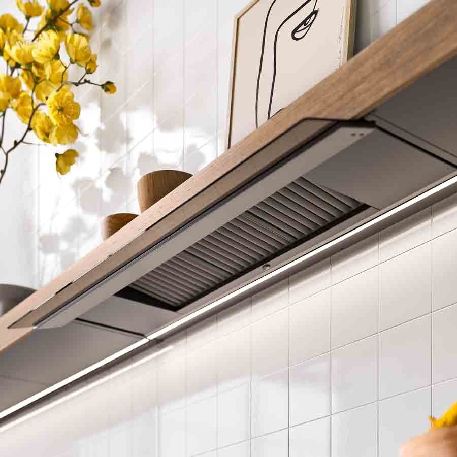 product image Falmec Cooker Hood Shelf Black 120 cm 220-240V-50-60Hz Without Filter Without Motor