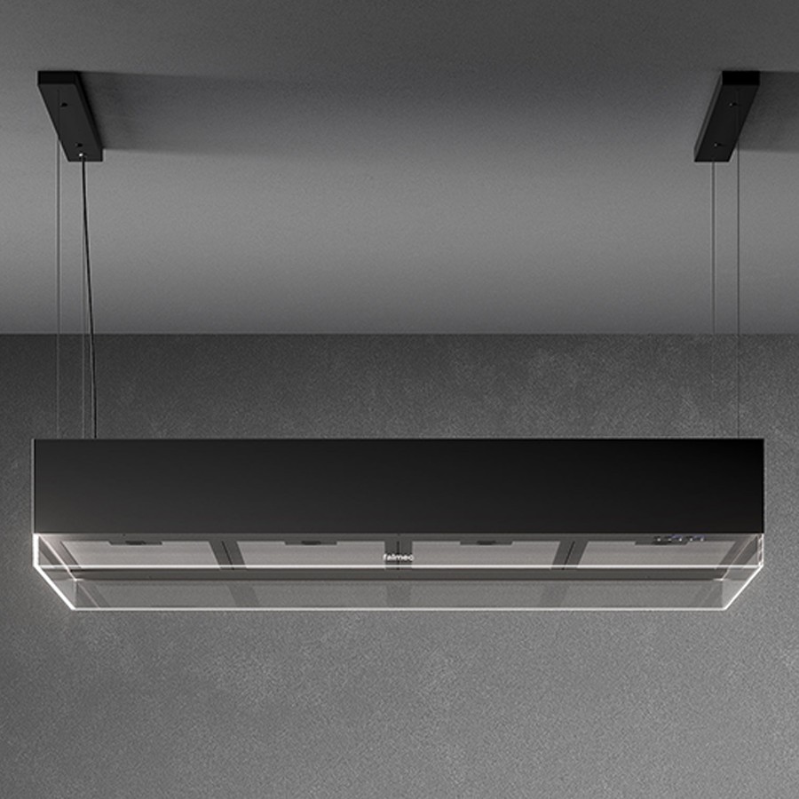 product image Falmec Hood Verta Black 120 cm 220-240V ~ 50-60Hz 600 m3/h With Filter