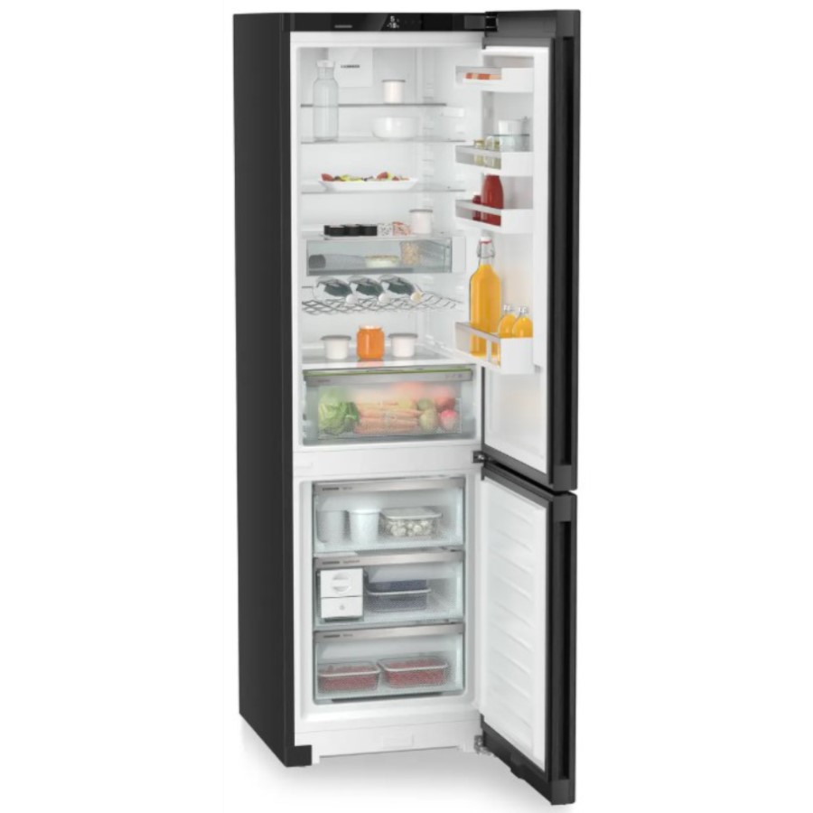 product image Liebherr F/F No Frost Black 371 Litres H 201.5 cm x W 59.7 cm x D 67.5 cm