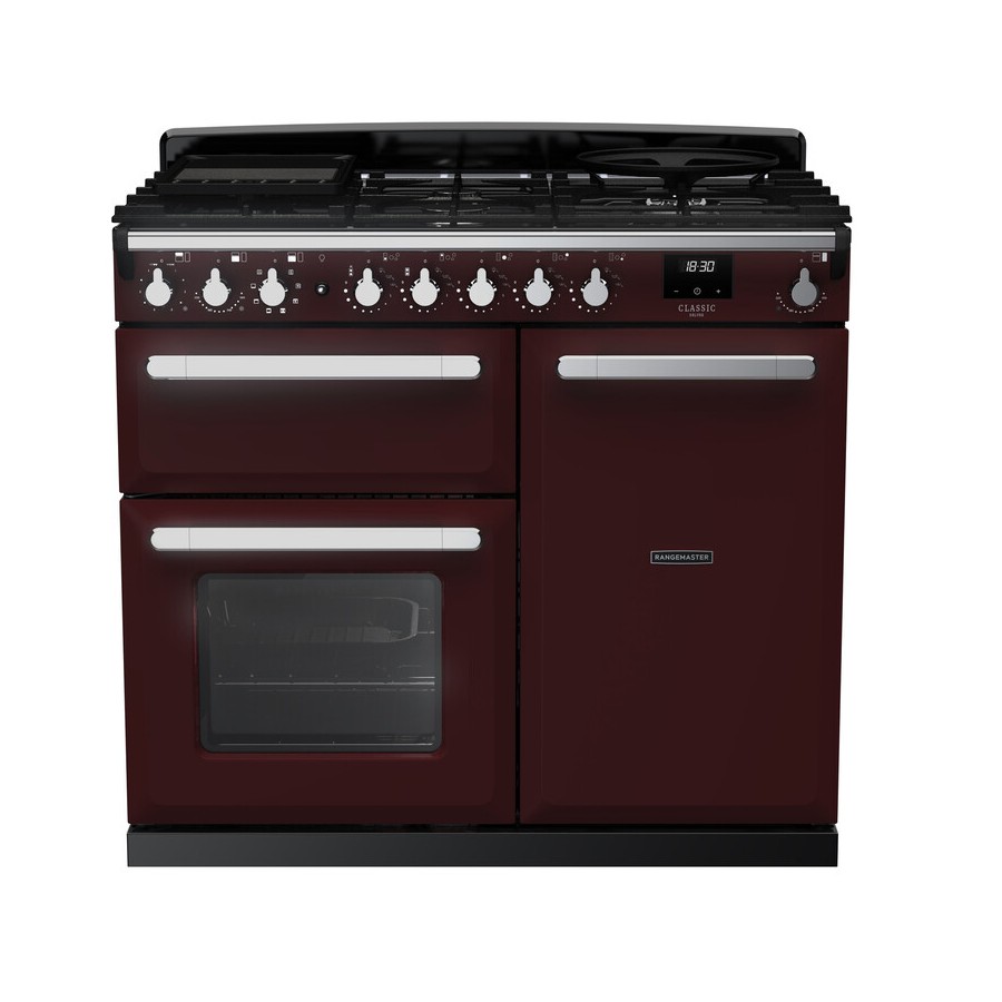 product image RangeM  Estel DLX D.Fuel  Bordeaux 100cm H 89.5cm x W 99.4cm x D 65.4cm