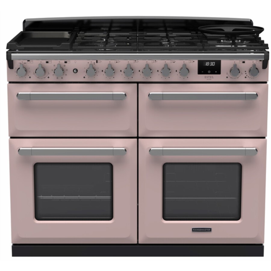 product image RangeM Estel DLX OC D.Fuel Pale Pink 110 H 90.50/93.00 cm x W 109.20 cm x D 60.50 cm