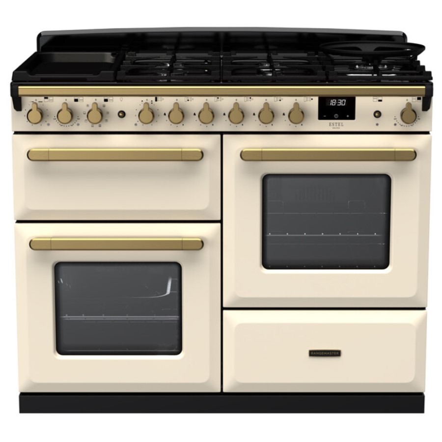 product image RangeM Estel DLX OC D.Fuel Pale Crm110cm H 89.50 cm x W 109.20 cm x D 60.40 cm