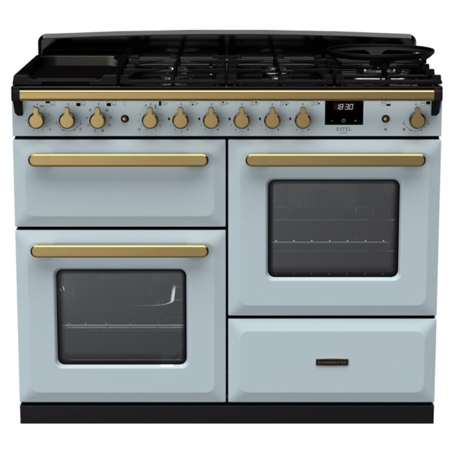 product image RangeM Estel DLX OC D.Fuel Msty Blue 110 H 89.50 cm x W 109.20 cm x D 60.40 cm