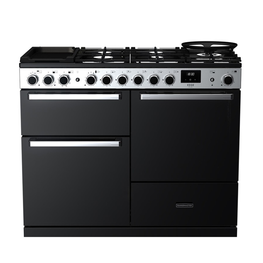 product image RangeM  EDGE DLX BC D.Fuel Blk 110cm H 89.5 / 93.5 cm x W 109.2 cm x D 60.4 cm