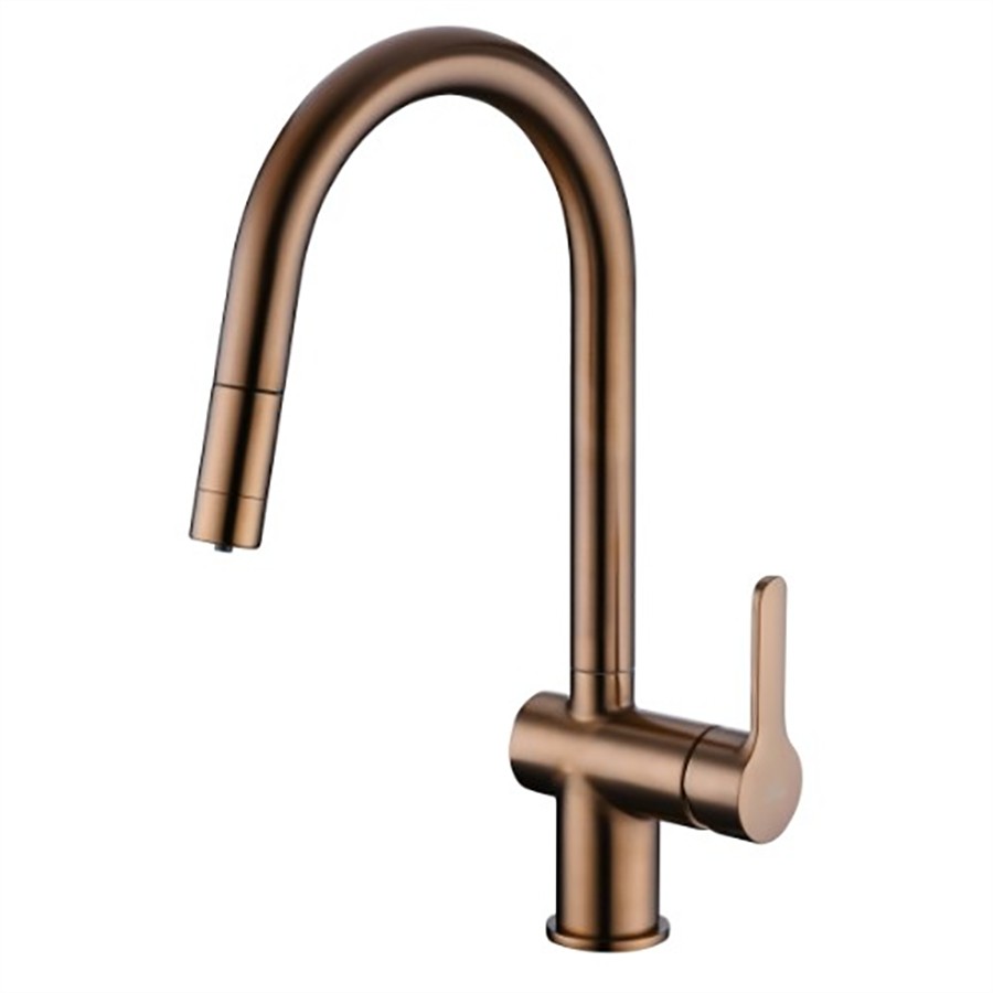 product image Bridge Point Pull Out Kitchen Mixer Pull Out Kitchen Mixer Brushed Bronze