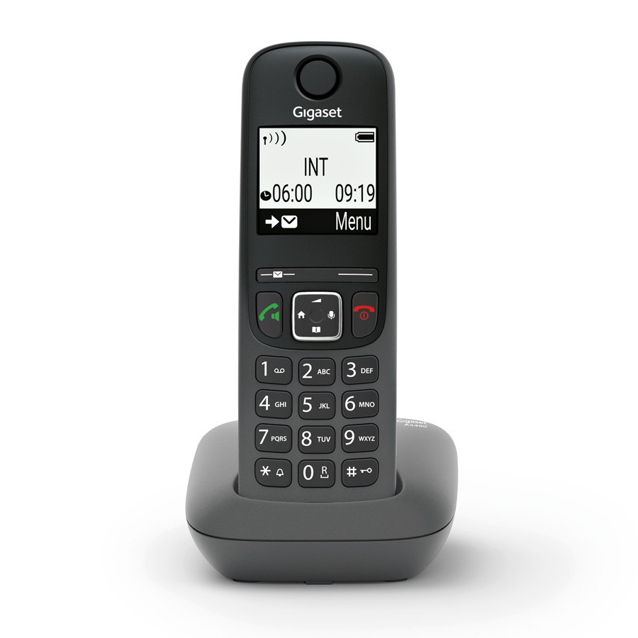 product image Gigaset Telephone Cordless Hands Free Black