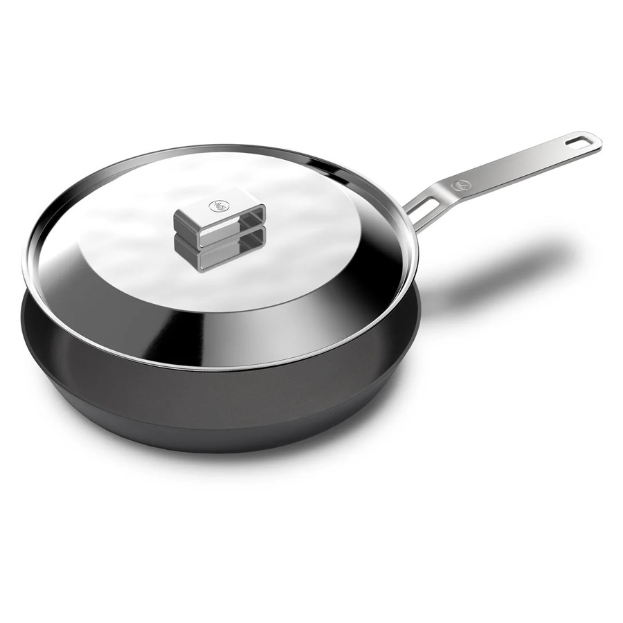 product image Bare Carbon Steel Pan with Lid 28 cm 