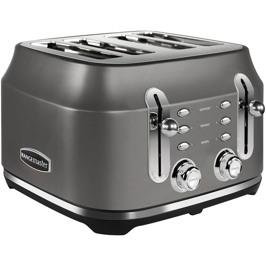 Rangemaster Classic 4 Slice Grey Toaster Image