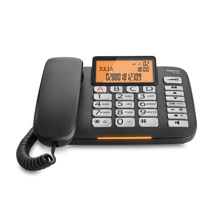 product image Gigaset Telephone Corded Black 