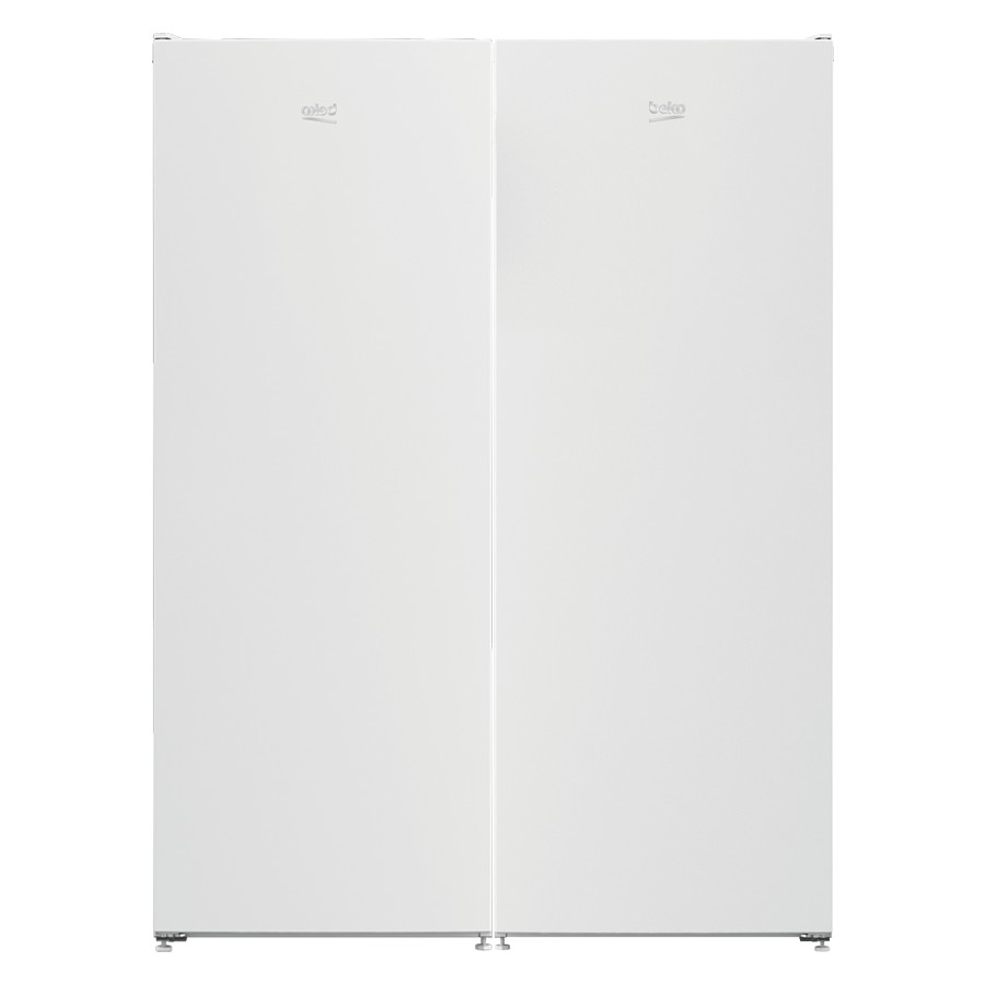 product image Beko Larder SideBySide 145.7x54cm White LSG3545W 
Beko Larder Fridge 252 Litre White 54 cm 
RFNM200T40WN 
Beko Freezer No Frost White