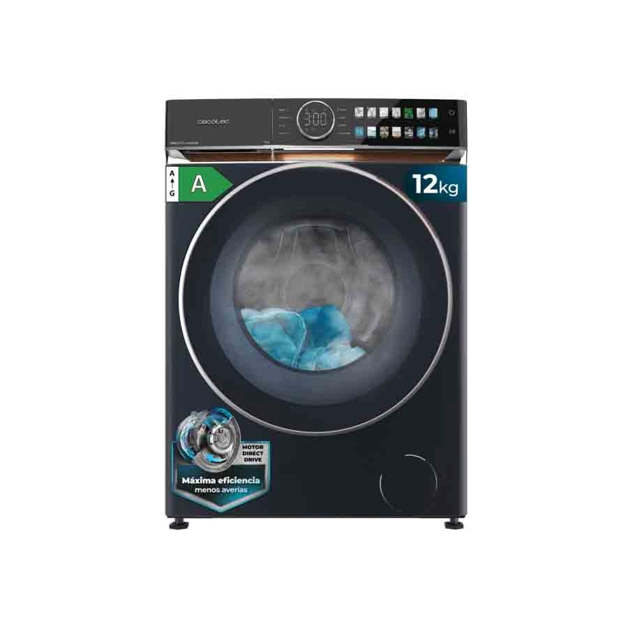 product image Cecotec 12 Kg Direct/D Washing Machine Stainless Steel Ice Blue