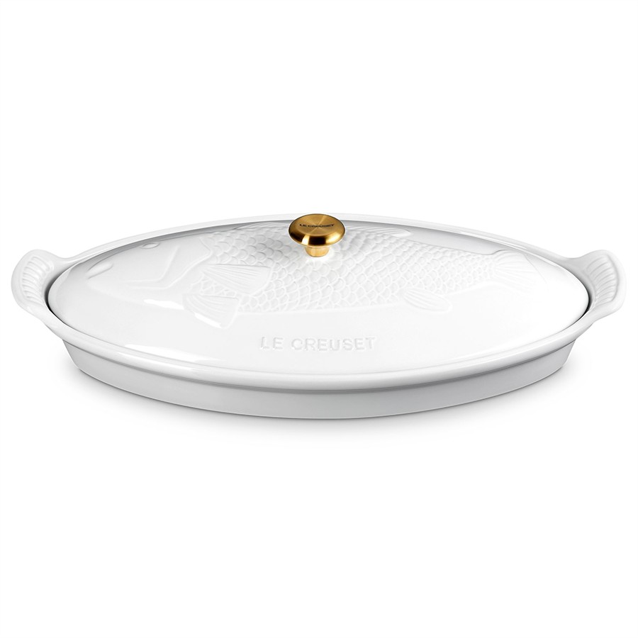 Le Creuset Heritage Fish Dish White Image