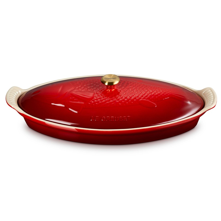 Le Creuset Heritage Fish Dish Cerise Image