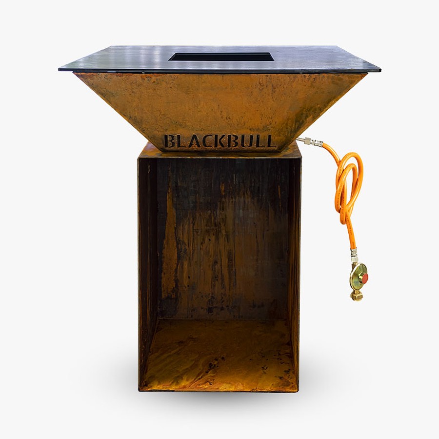 product image BlackBull BigQube M Gas Corten Steel 80x80cm