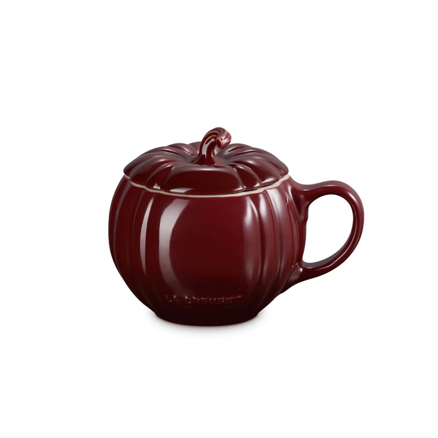 product image Le Creuset Pumpkin Mug w/Lid Garnet400ml 