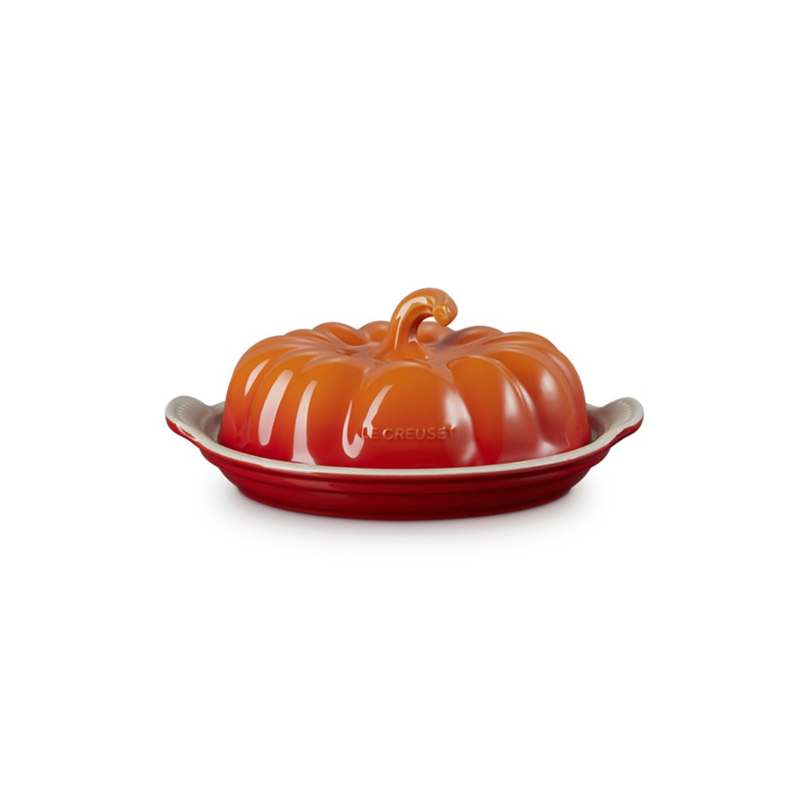 product image Le Creuset Pumpkin Butter Dish Flame 