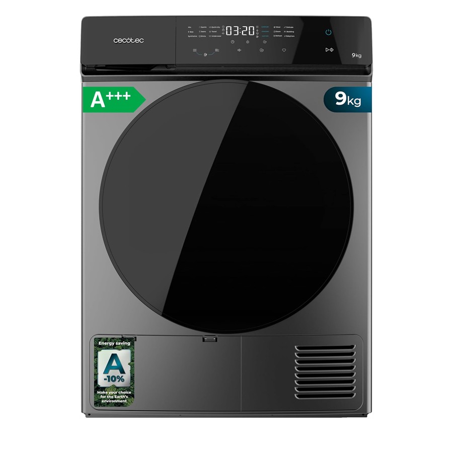 product image Cecotec Heat Pump Dryer S/Steel 9 Kg 